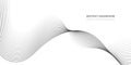 Abstract wavy lines background. Flowing wave shape. Minimalist gradient soft forms. Water curves, fluid waveforms, mesh patterns Royalty Free Stock Photo
