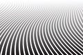 Abstract wavy lines design. Diminishing perspective view.