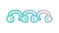 Abstract Wavy Lines Design Element, Dynamic Flow Pattern, vector design Generative AI Royalty Free Stock Photo