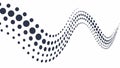 Abstract Wavy Lines, Dynamic Flowing Energy Pattern, vector design Generative AI Royalty Free Stock Photo