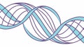 Abstract Wavy Lines, Fluid Geometric Pattern, vector design Generative AI Royalty Free Stock Photo