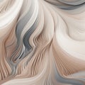 Abstract Wavy Lines In Light Beige And Grey: A Multidimensional Masterpiece