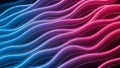 Abstract Wavy Lines with Neon Blue and Pink Glow on a Dark Background 20260110 Royalty Free Stock Photo