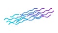 Abstract Wavy Lines Pattern Icon, Dynamic Flow and Modern Design, vector design Generative AI Royalty Free Stock Photo