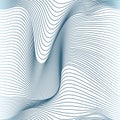 Abstract wavy lines seamless Royalty Free Stock Photo