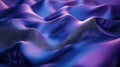 Abstract wavy mesh surface with iridescent digital light Royalty Free Stock Photo