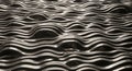 Abstract Wavy Metallic Surface Royalty Free Stock Photo