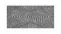 Abstract Wavy Optical Illusion Pattern. Dynamic Visual Art Design, vector design Generative AI Royalty Free Stock Photo
