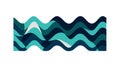 Abstract Wavy Pattern Dynamic Fluid Lines Vector, vector design Generative AI Royalty Free Stock Photo