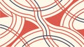 Abstract Wavy Pattern: Dynamic Geometric Background, vector design Generative AI Royalty Free Stock Photo