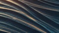 Abstract Wavy Pattern with Gradient Lighting in Blue and Gold Tones Creating Dynamic Texture Royalty Free Stock Photo