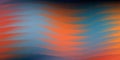 Abstract wavy pattern with orange and blue gradient colors Royalty Free Stock Photo
