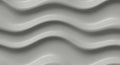 Abstract Wavy Patterned Background in Gray Smooth Texture Smooth Waves Seamless Loop Design with Subtle Shadows for Royalty Free Stock Photo