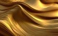 Abstract wavy patterns, Golden hues