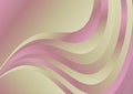 Abstract Wavy Pink And Beige Gradient Background Illustration Beautiful elegant Illustration Royalty Free Stock Photo