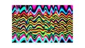 Abstract Wavy Psychedelic Pattern High Contrast Vector, vector design Generative AI Royalty Free Stock Photo