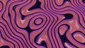 Abstract wavy purple or pink color background. Design. Glowing oval shapes and lines. Royalty Free Stock Photo