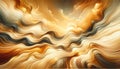 Abstract Wavy Sandscape in Earth Tones Royalty Free Stock Photo