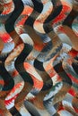 Abstract wavy seamless pattern background illustration with various colour scheme Royalty Free Stock Photo