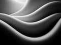 Abstract wavy shadows Royalty Free Stock Photo
