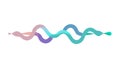 Abstract Wavy Sound Data Wave Pattern Vector Design, vector design Generative AI Royalty Free Stock Photo
