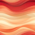 Abstract wavy striped background in red and orange tones (tiled) Royalty Free Stock Photo