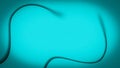 Abstract wavy turquoise blue grainy gradient background texture Royalty Free Stock Photo