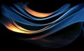 Abstract wavy wallpaper. Design colourful waves background Royalty Free Stock Photo