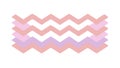 Abstract Wavy Zigzag Pattern Pastel Gradient Design, vector design Generative AI Royalty Free Stock Photo