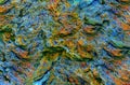 Abstract weathered colorful rock pattern