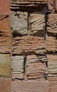 Abstract of weathered sandstone wall Royalty Free Stock Photo