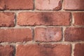 Abstract weathered texture stained with aged paint, rough rusty masonry blocks. Close-up of a brick wall. Overlay for Royalty Free Stock Photo