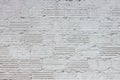 Abstract weathered textured white brick wall background Royalty Free Stock Photo