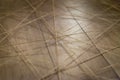Abstract web background made of rope. Selective focus Royalty Free Stock Photo