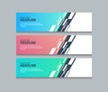 Abstract web banner design template backgrounds Royalty Free Stock Photo