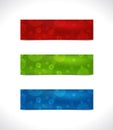 Abstract web banners Royalty Free Stock Photo