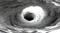 Abstract Whirlpool, Navigate Gray Tones and Light Tunnel Vision for Art Royalty Free Stock Photo