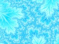 Abstract White Aqua Blue Branches. Cute nature background