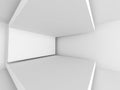 Abstract White Architecture Background. Empty Room Modern Interior Royalty Free Stock Photo