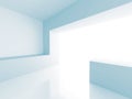 Abstract White Architecture Futuristic Background Royalty Free Stock Photo