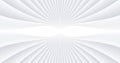 Abstract white background with 3d lines pattern, minimal white gray striped vector background illustration for business