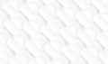 Abstract white background with 3D oval shapes pattern Royalty Free Stock Photo
