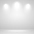 Abstract white background empty room studio for exhibition and interior , vector illustration Royalty Free Stock Photo