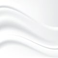 Abstract white background, waves background use as texture. Royalty Free Stock Photo