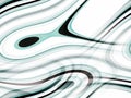 Black white gray fluid lines background, abstract colorful geometries Royalty Free Stock Photo