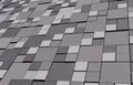 Abstract white black grey background with squares. Royalty Free Stock Photo