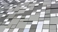 Abstract white black grey background with squares. Royalty Free Stock Photo