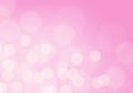 Abstract white bokeh blur light on soft pink background vector Royalty Free Stock Photo