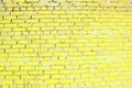 Abstract white brick wall texture depicting in paint colors on an old brick wall. white brick wall background pattern. Royalty Free Stock Photo