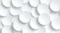 Abstract White Circle Background Overlapping Circles Texture Royalty Free Stock Photo